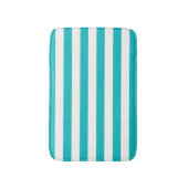 Bewerkbare kleuren en witte strepen badmat (Voorkant Verticaal)