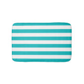 Bewerkbare kleuren en witte strepen badmat (Voorkant)