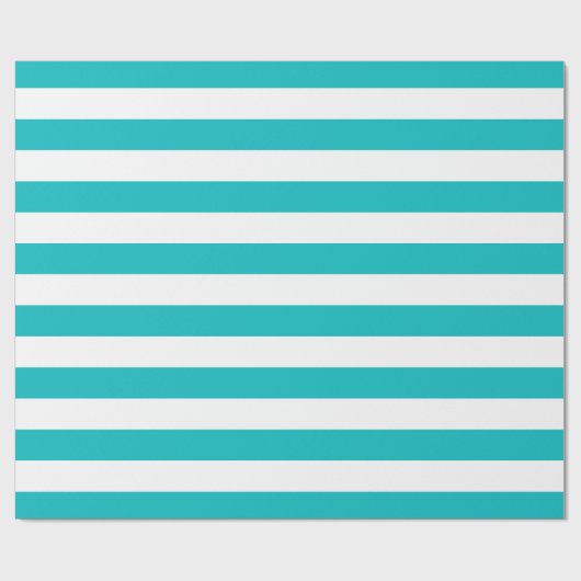 Bewerkbare kleuren en witte strepen cadeaupapier (Vlak)