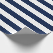 Bewerkbare kleuren en witte strepen cadeaupapier (Hoek)