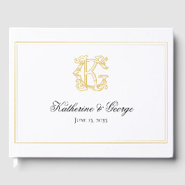 BEWERKBARE KLEUREN GK Monogram KG Monogram Gastenb Gastenboek