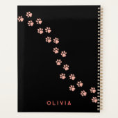 BEWERKBARE KLEUREN Koffie, knuffels en hondenliefd Planner (Achterkant)