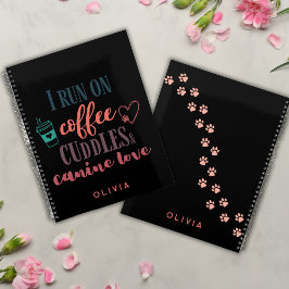 BEWERKBARE KLEUREN Koffie, knuffels en hondenliefd Planner