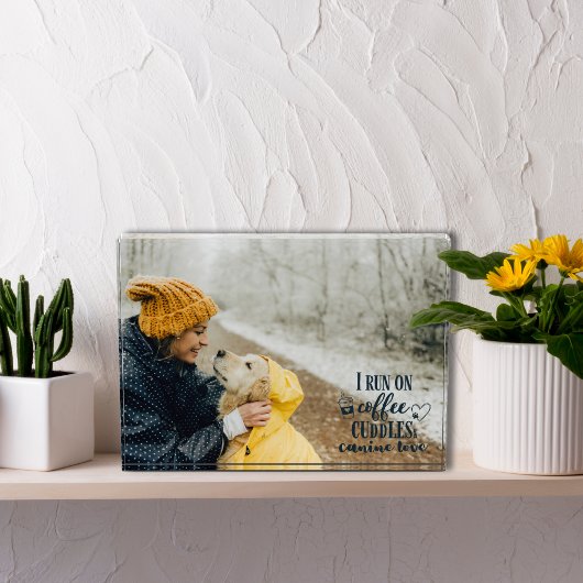 Bewerkbare Kleuren Koffie, Knuffels, en Kuivenlief Fotoblokken