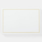 BEWERKBARE KLEUREN KW Monogram WK Monogram Gastenb Gastenboek (Achterkant)