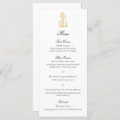 BEWERKBARE KLEUREN LS monogram SL monogram Menu (Voorkant / Achterkant)