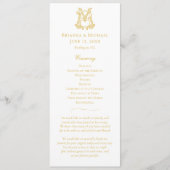 BEWERKBARE KLEUREN MB Monogram BM Monogram Program Programmakaart (Voorkant)