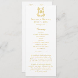 BEWERKBARE KLEUREN MB Monogram BM Monogram Program Programmakaart