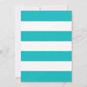 Bewerkbare kleuren met witte strepen Naam toevoege Notitiekaartje (Achterkant)