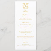 BEWERKBARE KLEUREN MG Monogram GM Monogram Menu (Voorkant)
