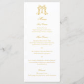 BEWERKBARE KLEUREN MM Monogram MM Crest Menu (Voorkant)