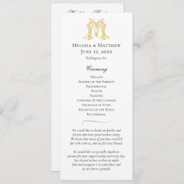 BEWERKBARE KLEUREN MM Monogram MM Logo Programma Programmakaart