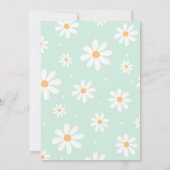 Bewerkbare kleuren ONEderful Daisy Summer Birthday Kaart (Achterkant)