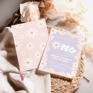 Bewerkbare kleuren ONEderful Daisy Summer Birthday Kaart