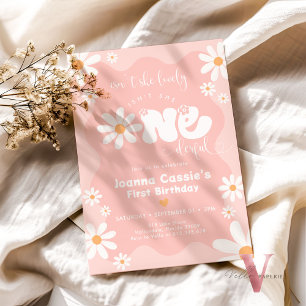 Bewerkbare kleuren ONEderful Daisy Summer Birthday Kaart