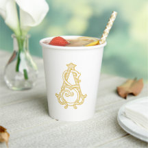 BEWERKBARE KLEUREN SA Monogram ALS Monogram Cups