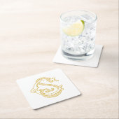 BEWERKBARE KLEUREN SC Monogram CS Logo Onderzetter (Insitu)