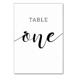 Bewerkbare Kleuren Schattige Hartschrift Één Huwel Kaart