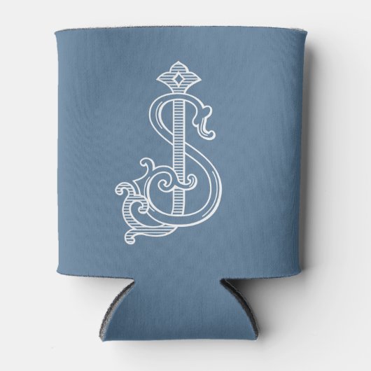 BEWERKBARE KLEUREN SJ Monogram JS Monogram Gezelli Blikjeskoeler (Voorkant)