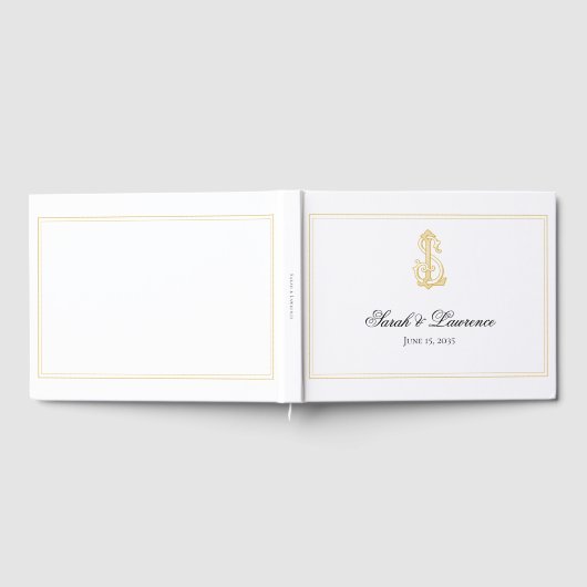 BEWERKBARE KLEUREN SL Monogram LS Monogram Gastenb Gastenboek (Volledig)