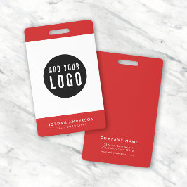 Bewerkbare kleuren Voeg uw logo toe Eenvoudige per Badge