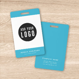 Bewerkbare kleuren Voeg uw logo toe Eenvoudige wer Badge