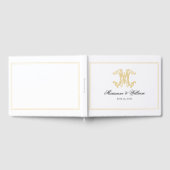 BEWERKBARE KLEUREN WM Monogram MW Monogram Gastboe Gastenboek (Volledig)