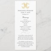 BEWERKBARE KLEUREN WM Monogram MW Monogram Program Programmakaart (Voorkant)