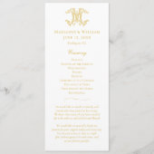 BEWERKBARE KLEUREN WM Monogram MW Monogram Program Programmakaart (Voorkant)