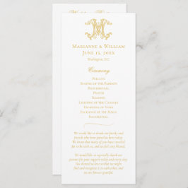 BEWERKBARE KLEUREN WM Monogram MW Monogram Program Programmakaart