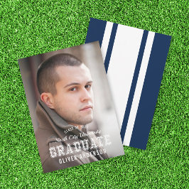 Bewerkbare kleurenvariëteit Foto Afstuderen aankon Kaart