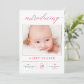 Bewerkbare kleurenweergave — Aankondiging van gebo (Staand voorkant)