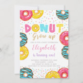 Bewerkbare kleurrijke feestuitnodiging kaart (Voorkant)