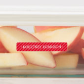 Bewerkbare kleurrijke school Kinder naam Labels (Aangebracht)