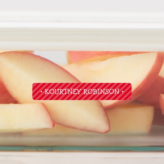 Bewerkbare kleurrijke school Kinder naam Labels (Aangebracht)