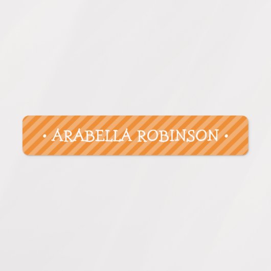 Bewerkbare kleurrijke school Kinder naam Labels (Design 2)