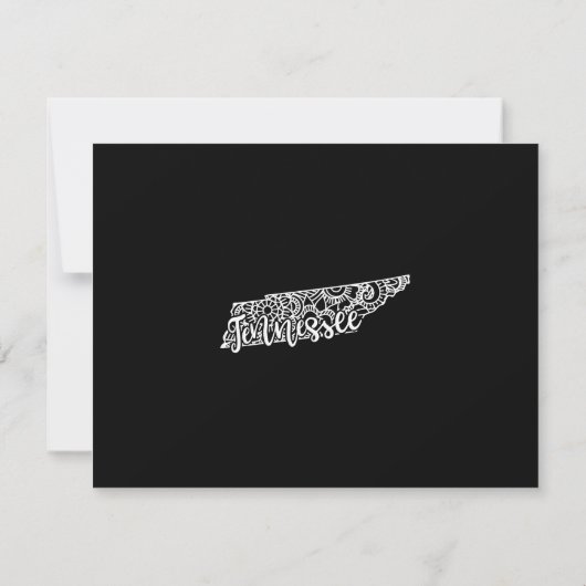 Bewerkbare kleurTENNESSEE Bewegende aankondiging (Achterkant)