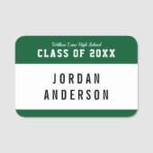 Bewerkbare kleurvariëteit, stijlreünie naamplaatje (Voorkant)