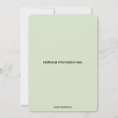 Bewerkbare Klimrozen en Krullen Kaart (Achterkant)