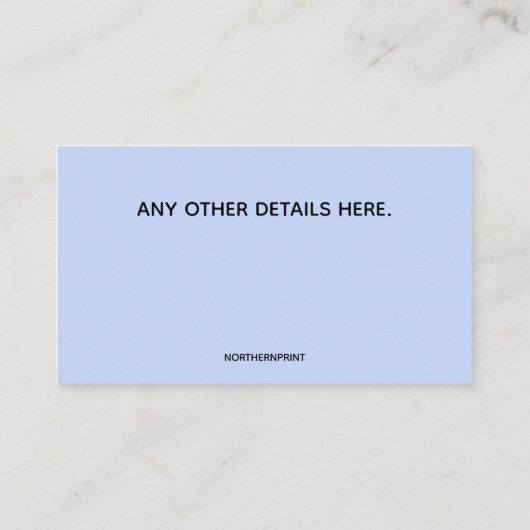 bewerkbare klusjesman visitekaartje (Achterkant)