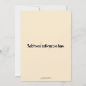 Bewerkbare Koppels Fiesta Douche Uitnodiging (Achterkant)