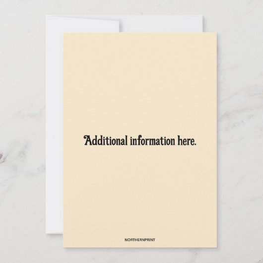 Bewerkbare Koppels Fiesta Douche Uitnodiging (Achterkant)