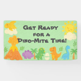 Bewerkbare Krijtjes Stijl – Dinosaurus Roarsome Ve Spandoek