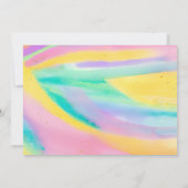 Bewerkbare Kunstfeest Schilderfeest Verjaardagsfot Kaart (Achterkant)