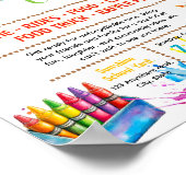 Bewerkbare kunstkampioenschap fundraiser flyer poster (Hoek)