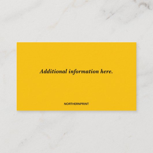 Bewerkbare Lab-services Visitekaartje (Achterkant)