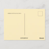 Bewerkbare Lavendel bruiloft verandering van plan Briefkaart (Achterkant)