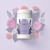 Bewerkbare Lavendel thee labels