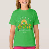 Bewerkbare lente St. Patrick's Day Verspreid vrien T-shirt (Voorkant)