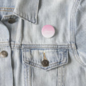 (Bewerkbare) Licht Roze Kleur Ombre & Uw Tekst Ronde Button 3,2 Cm (In situ)